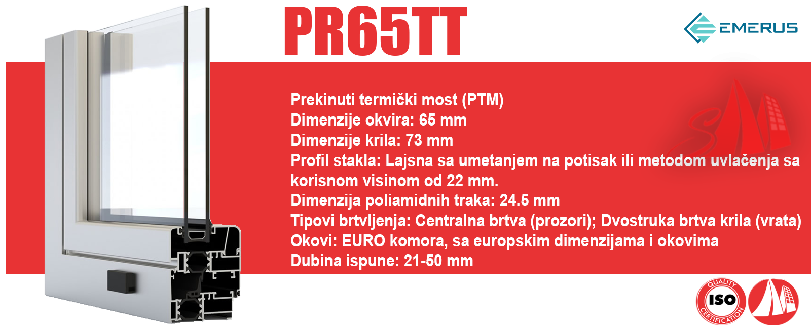 ALU PROZORI PR 65 TT 